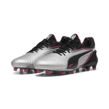 PUMA King Ultimate FG/AG Firm/Multi - Ground Soccer Cleats Silver - Best Buy Soccer
