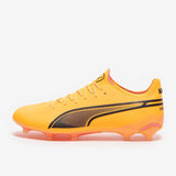 PUMA King Ultimate FG/AG Multi - Ground Soccer Cleats Sun Stream/Puma Black/Sunset Glow - Best Buy Soccer