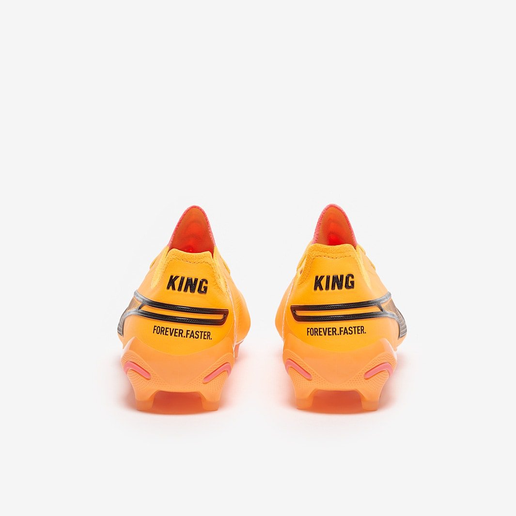 PUMA King Ultimate FG/AG Multi - Ground Soccer Cleats Sun Stream/Puma Black/Sunset Glow - Best Buy Soccer