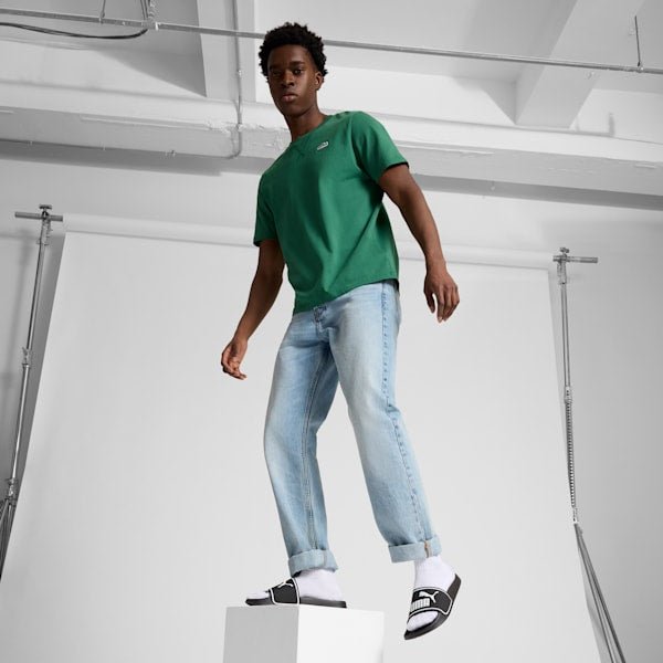 PUMA Leadcat 2.0 Slides Black/White - Best Buy Soccer