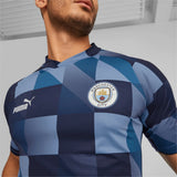 PUMA Manchester City Pre - Match Jersey Light Blue/Navy - Best Buy Soccer