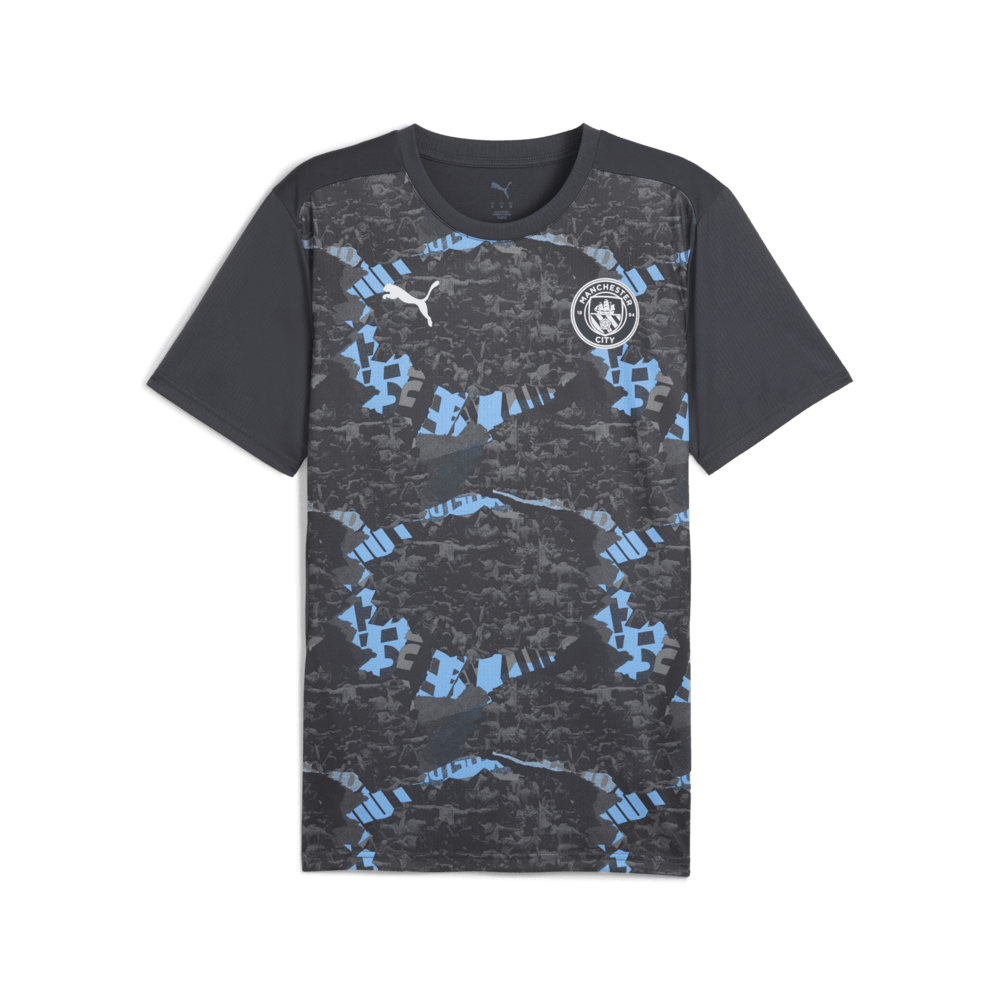 PUMA Manchester City Prematch SS Jersey Gray - Best Buy Soccer