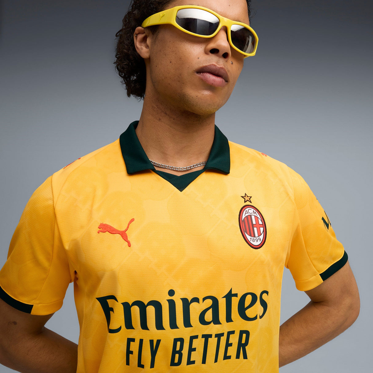 PUMA Men's AC Milan Third Jersey 25 Yellow - Best Buy Soccer