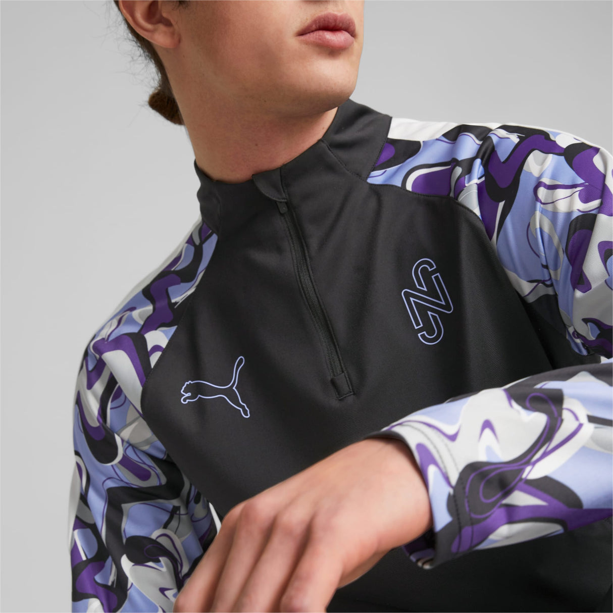 PUMA Neymar JR Creativity Training Top Black/Intense Blue - Best Buy Soccer