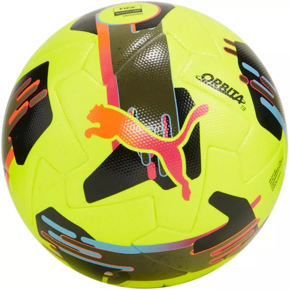 PUMA Orbita 1 TB FIFA Quality Pro Soccer Ball Lemon Tonic - Multicolor - Best Buy Soccer