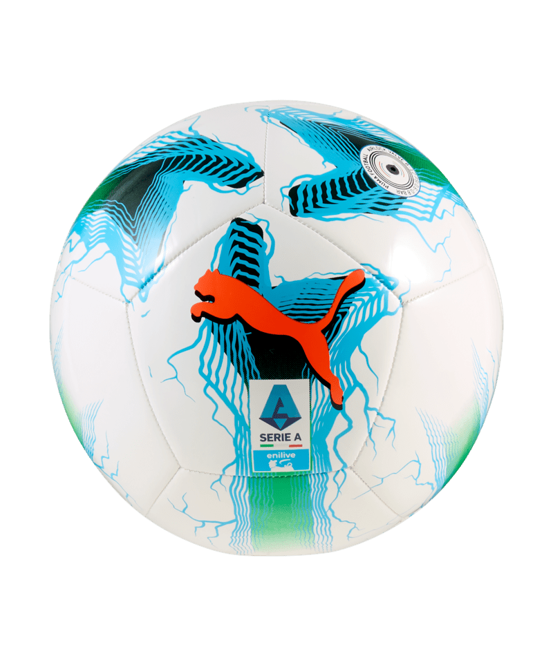 PUMA Orbita Serie A MS Soccer Ball - White/Multicolor - Best Buy Soccer