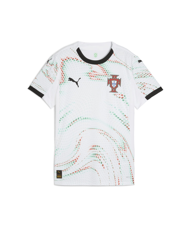PUMA Portugal Away Women's Soccer Jersey 26 - White/Black - Best Buy Soccer