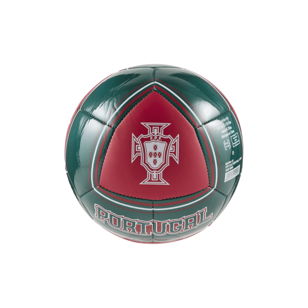 PUMA Portugal Culture Mini Soccer Ball - Red/Green Lagoon - Best Buy Soccer