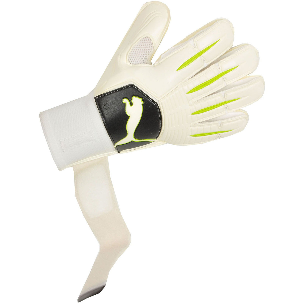 PUMA PowerCat 2.1 Grip RC Goalkeeper Gloves White/Lime - Best Buy Soccer