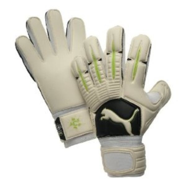 PUMA PowerCat 2.1 Grip RC Goalkeeper Gloves White/Lime - Best Buy Soccer