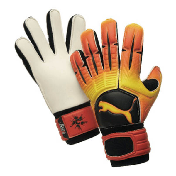 PUMA PowerCat 2.1 Grip RC Goalkeeper Gloves Yellow/Red - Best Buy Soccer