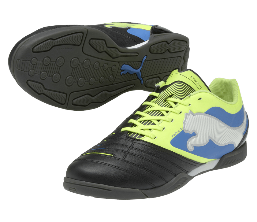 PUMA PowerCat 3 IT Men's Soccer Shoes - Black/Flourece - Best Buy Soccer