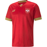 PUMA Serbia Home Jersey 22 A Red/Gol - Best Buy Soccer