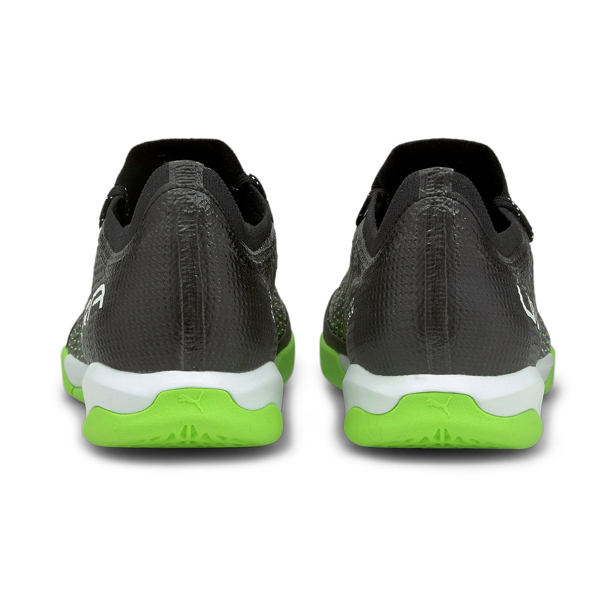 PUMA Ultra 1.3 Pro Court IT Indoor Soccer Shoes - Black/White/Green Glare - Best Buy Soccer