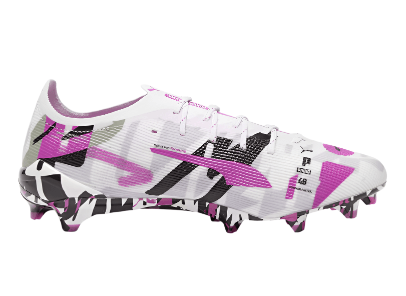PUMA Ultra 5 Ultimate Forever FG Firm Ground White/Pure Magenta