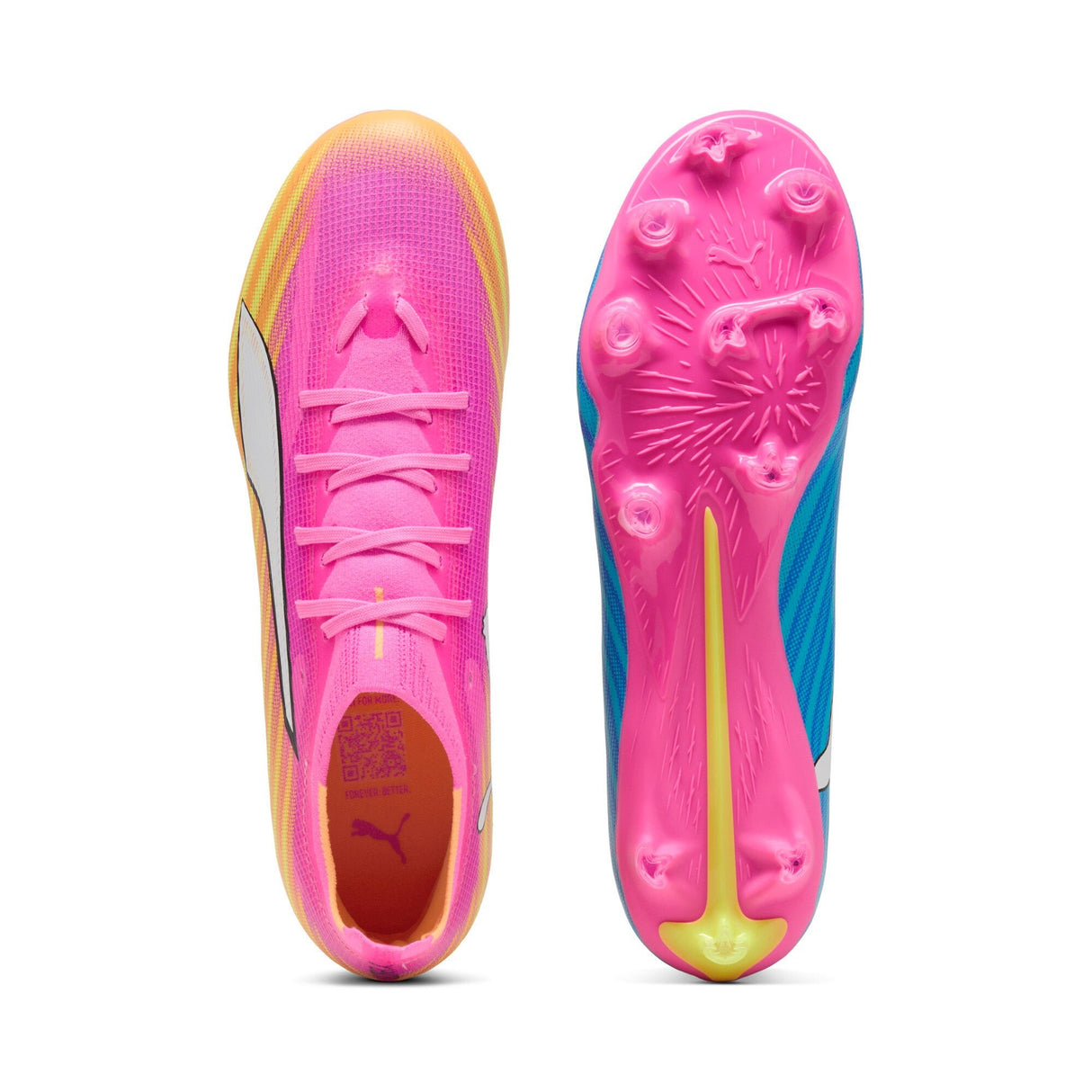 PUMA Ultra 6 Match FG/AG Firm Ground/Artificial Ground Men's Soccer Cleats - Pink/White - Best Buy Soccer