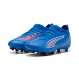 PUMA Ultra 6 Match FG/AG Firm/Multi - Ground Kids Soccer Cleats - Blue/White - Best Buy Soccer