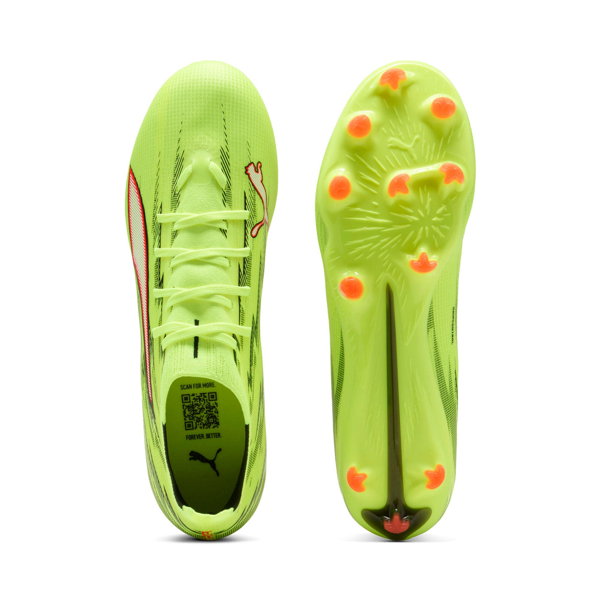 PUMA Ultra 6 Match FG/AG Firm/Multi-Ground Men's Soccer Cleats - Yellow/Black/Red - Best Buy Soccer