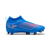 PUMA Ultra 6 Match + Laceless FG/AG Firm/Multi - Ground Kids Soccer Cleats - Blue/White - Best Buy Soccer