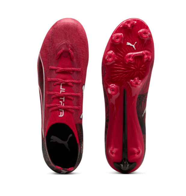 PUMA Ultra 6 Pro CP FG/AG Firm/Multi - Ground Soccer Cleats - Black/Red - Best Buy Soccer