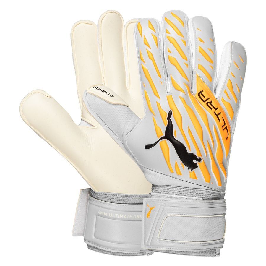 PUMA Ultra Grip 1 RC Goalkeeper Gloves Neon Citrus/Silver/Black - Best Buy Soccer