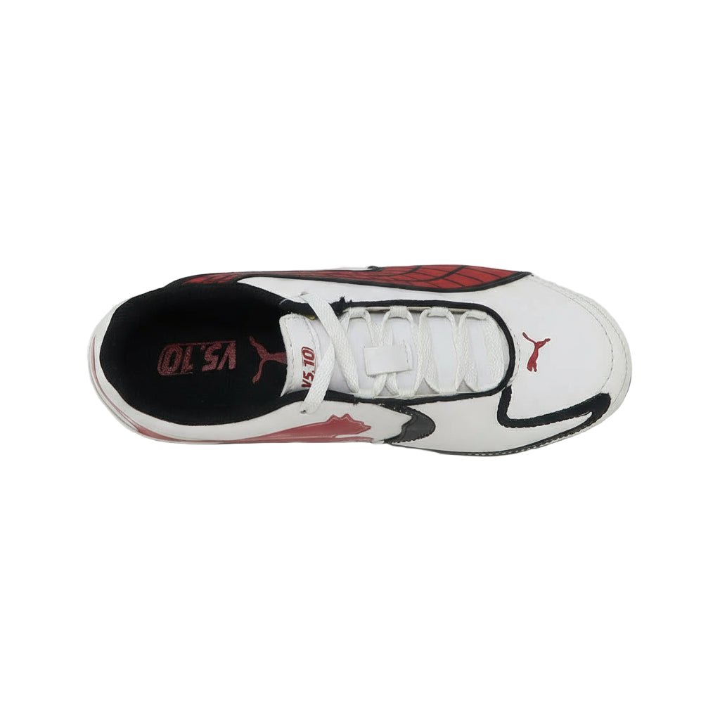 PUMA V5.10 II I FG Youth Firm Ground Soccer Cleats - White/Red - Best Buy Soccer
