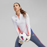PUMA Women's Individualblaze 1/4 Zip Training Top White/Fire Orchid - Best Buy Soccer