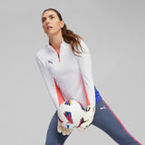 PUMA Women's Individualblaze 1/4 Zip Training Top White/Fire Orchid - Best Buy Soccer