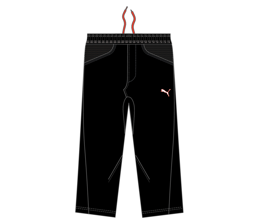 PUMA Women's King Woven 3/4 Pant Black/Red - Best Buy Soccer