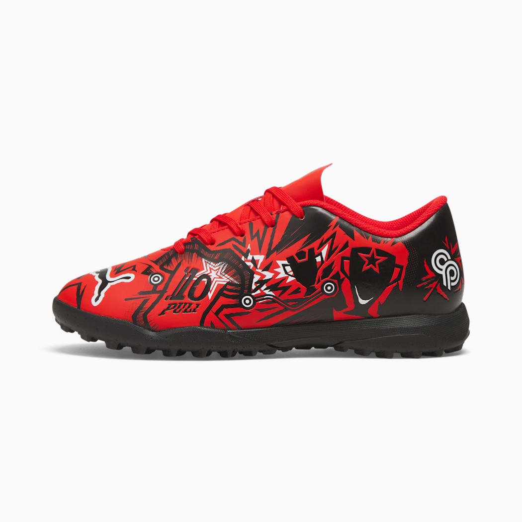 PUMA x Christian Pulsic ULTRA Play TT JR Turf Youth Soccer Cleats - Red/Black/White - Best Buy Soccer