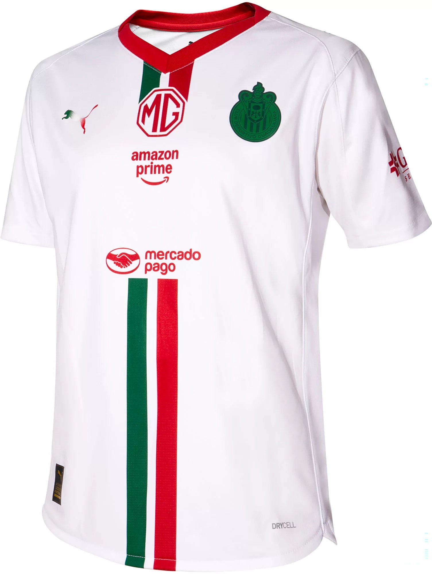 PUMA Youth Chivas Away Soccer Jersey 25/26 - White - Best Buy Soccer