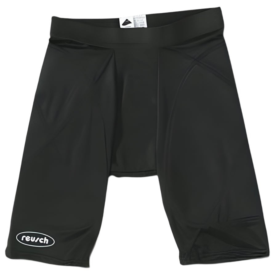 Reusch 29150 Padded Goalkeeper Compression Short - Black - Best Buy Soccer