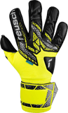 Reusch Attrakt Duo Evolution Goalkeeper Gloves Black/Safety Yellow - Best Buy Soccer