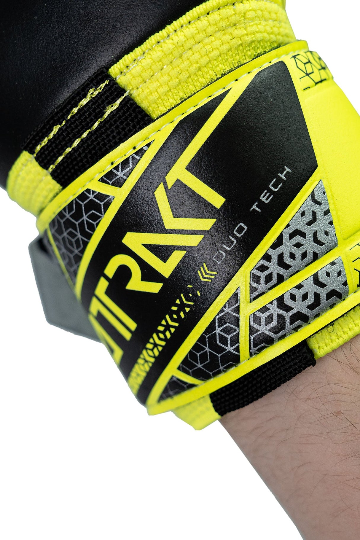 Reusch Attrakt Duo Evolution Goalkeeper Gloves Black/Safety Yellow - Best Buy Soccer