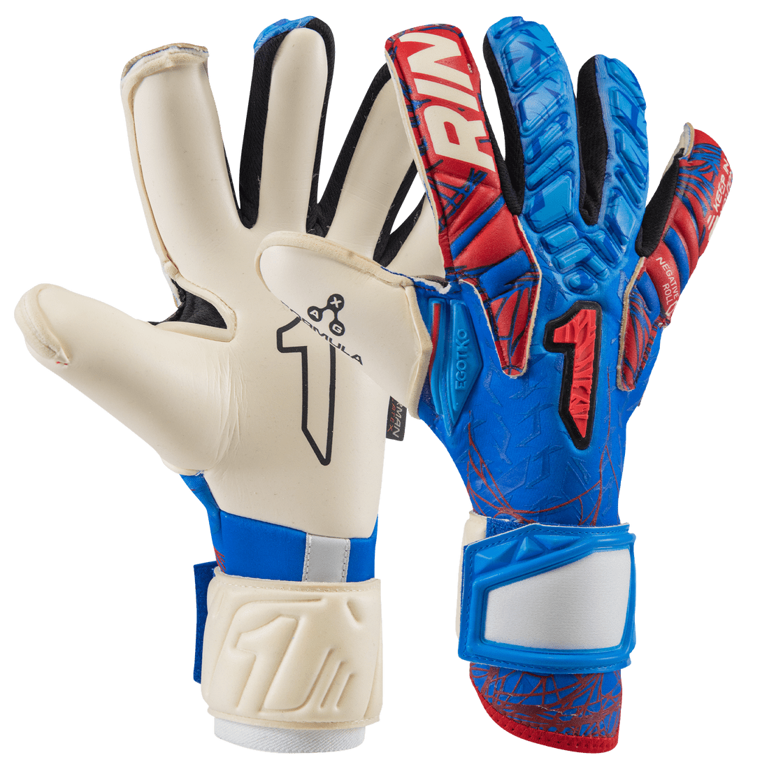 Rinat Egotiko - Vengador Pro Goalkeeper Glove - Blue/Red - Best Buy Soccer