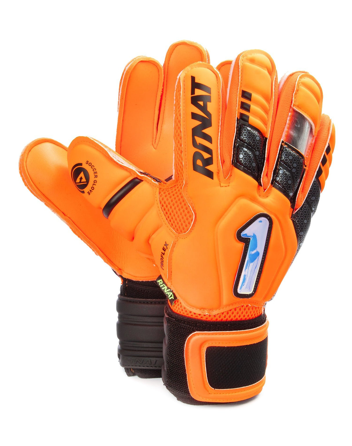 Rinat GSS Uno Premier Lux Spines Goalkeeper Gloves Orange - Best Buy Soccer