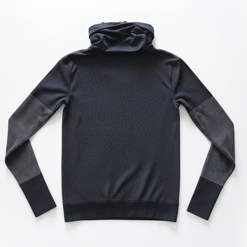 Nike Dri Fit Infinity Funnel Neck Women's Long Sleeve Pullover - Black/Cool Grey