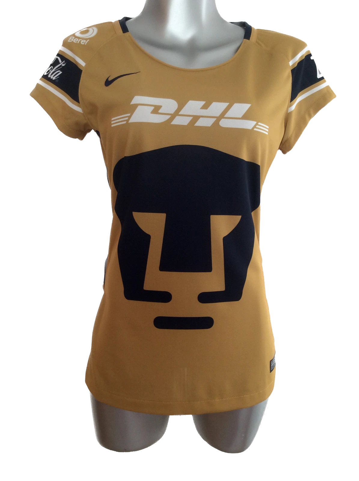 Camiseta local Nike Pumas W 18 Oro/Blanco