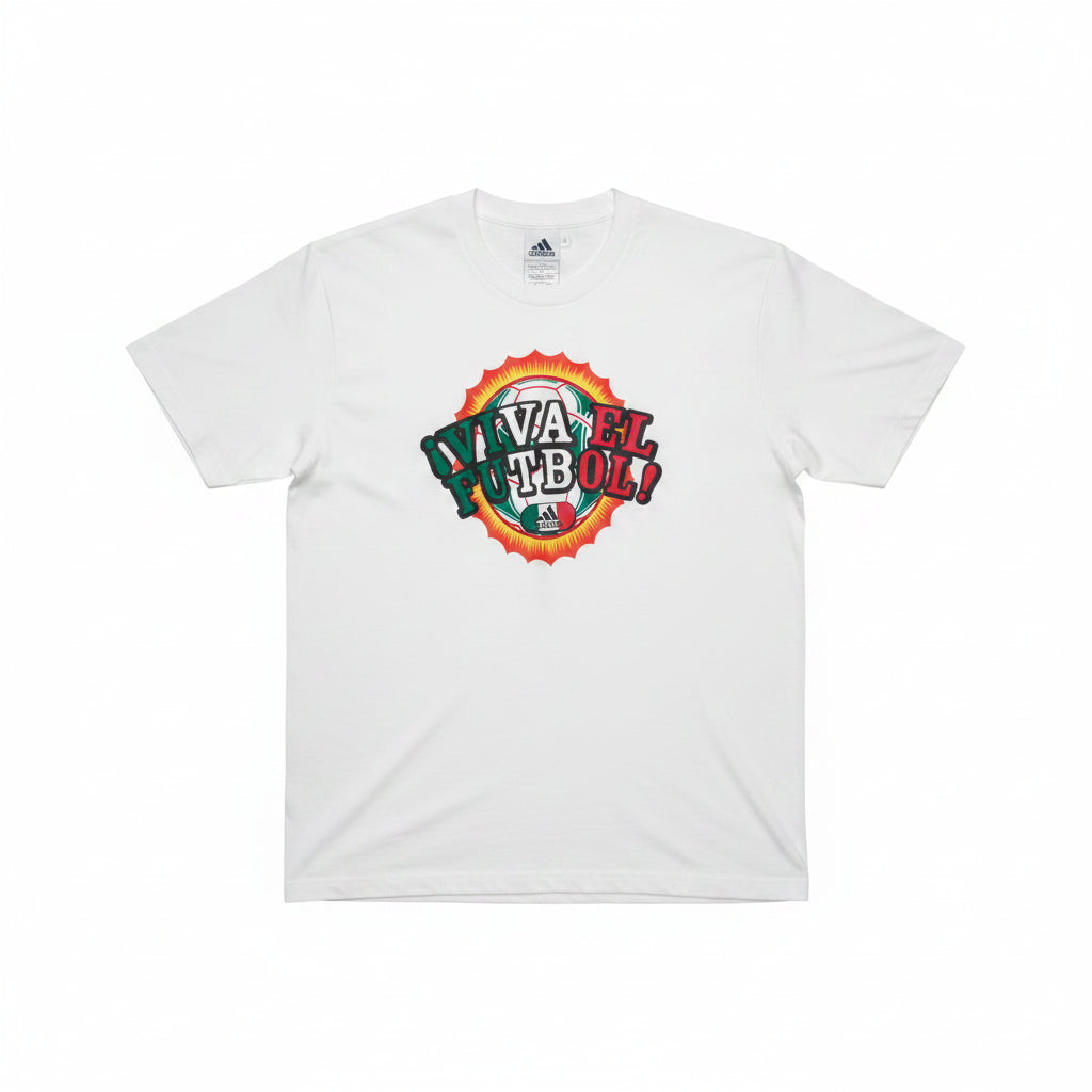 adidas Viva el Futbol T-Shirt - White