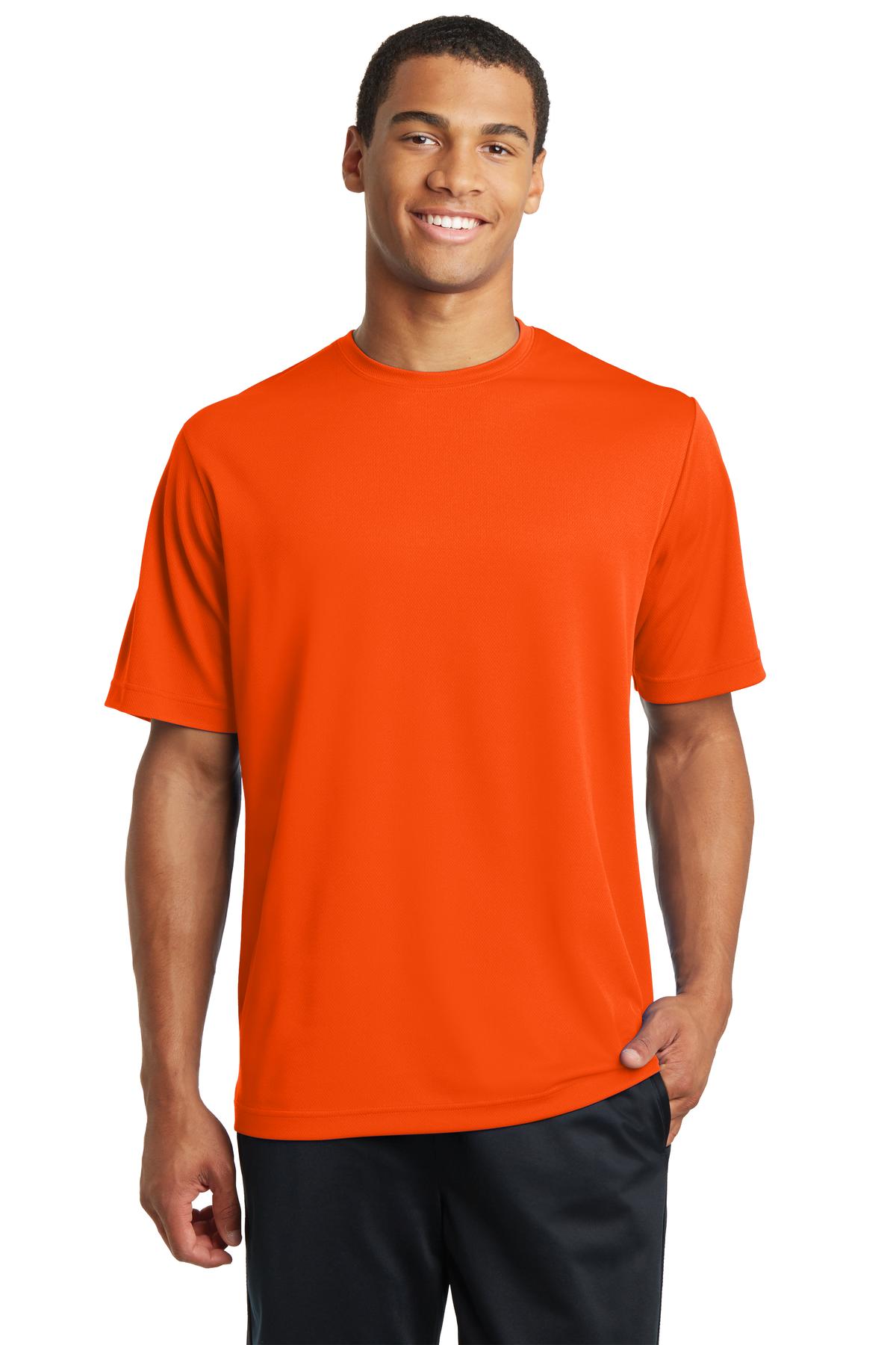 Sport - Tek ® PosiCharge ® RacerMesh ® Tee. ST340 - Neon Orange - Best Buy Soccer