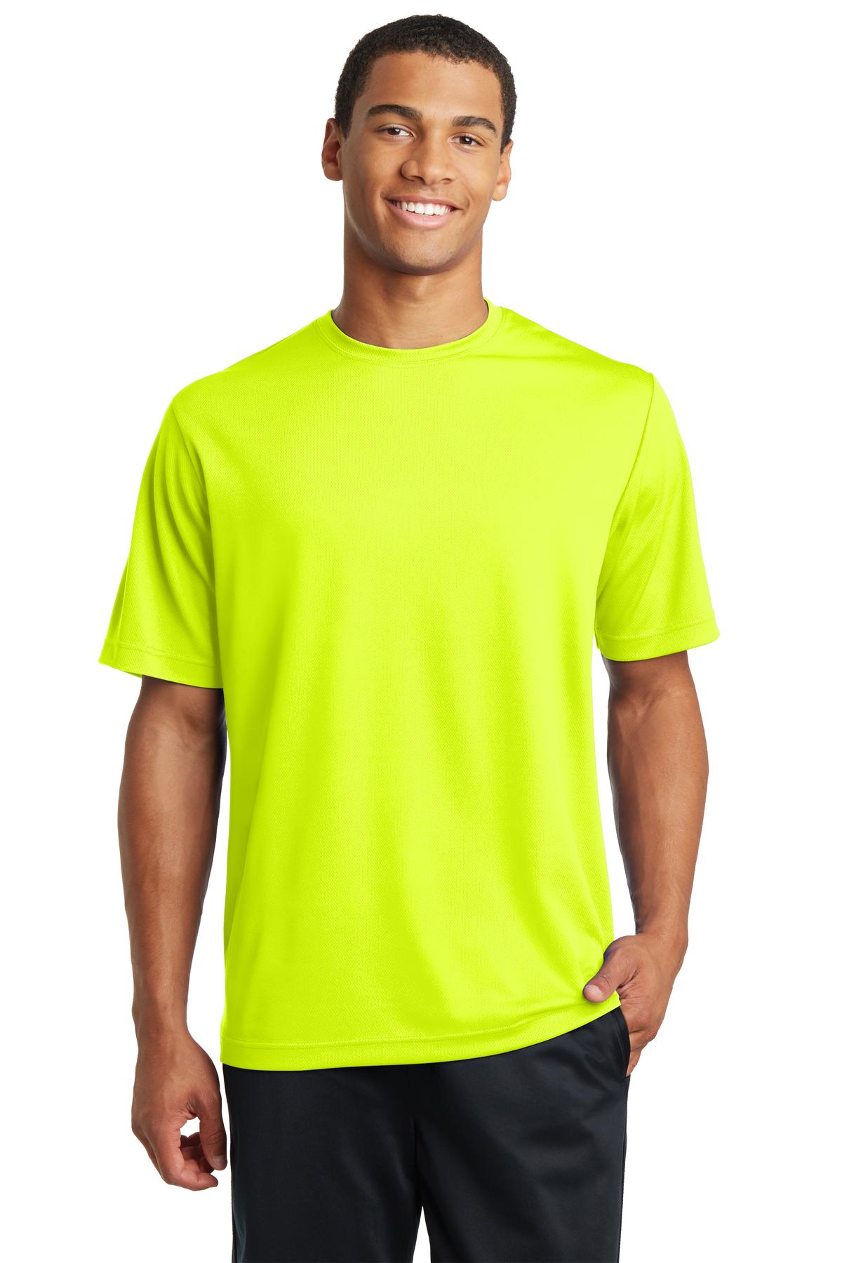 Sport - Tek ® PosiCharge ® RacerMesh ® Tee. ST340 - Neon Yellow - Best Buy Soccer