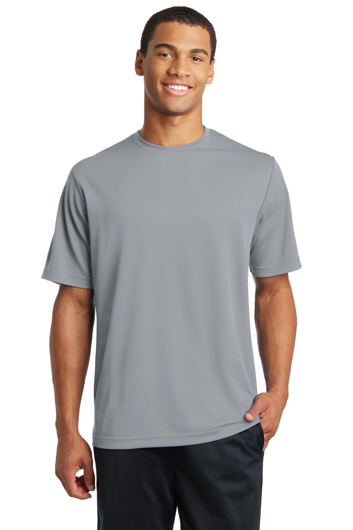 Sport - Tek ® PosiCharge ® RacerMesh ® Tee. ST340 - Silver - Best Buy Soccer