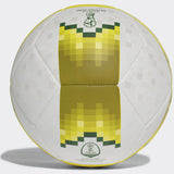 adidas OLP 18 Brazil Soccer Ball - White/Yellow/Green