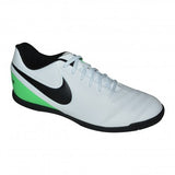 Nike Tiempo Rio III IC Youth Soccer Shoes - White/Black/Green