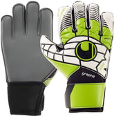 Uhlsport Eliminator Soft Graphit SupportFrame Goalkeeper Gloves White/Green - Best Buy Soccer