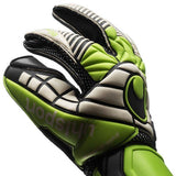 Uhlsport Eliminator Super Goalkeeper Gloves Graphite White/Green - Best Buy Soccer