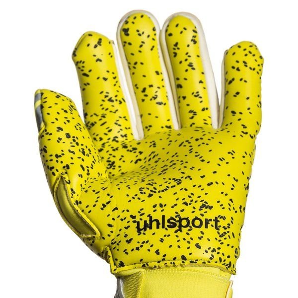 Uhlsport Eliminator Supergrip HN Goalkeeper Gloves Lite Flue Yellow/Griffin - Best Buy Soccer