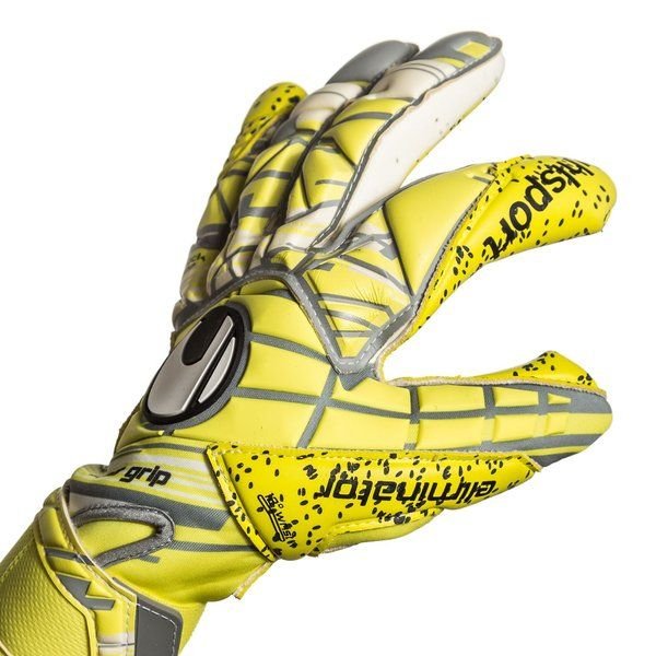 Uhlsport Eliminator Supergrip HN Goalkeeper Gloves Lite Flue Yellow/Griffin - Best Buy Soccer