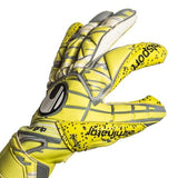 Uhlsport Eliminator Supergrip HN Goalkeeper Gloves Lite Flue Yellow/Griffin - Best Buy Soccer
