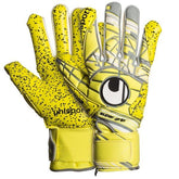 Uhlsport Eliminator Supergrip HN Goalkeeper Gloves Lite Flue Yellow/Griffin - Best Buy Soccer